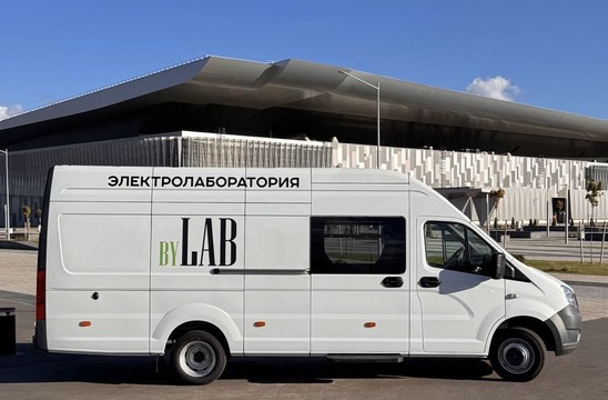 Кабельная лаборатория высоковольтных испытаний серии byLAB на шасси Gazelle Next